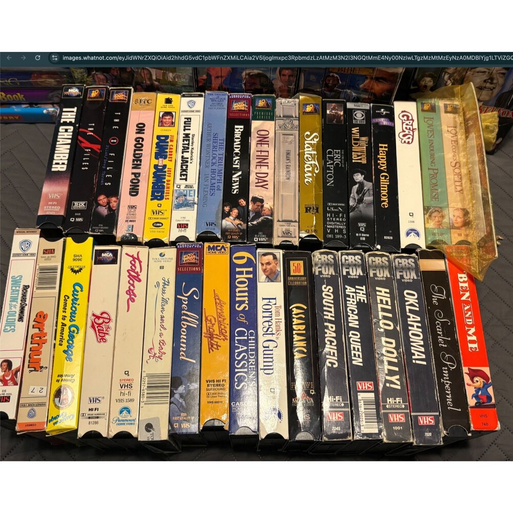VHS Bundle Random qty 10 Mystery Box
